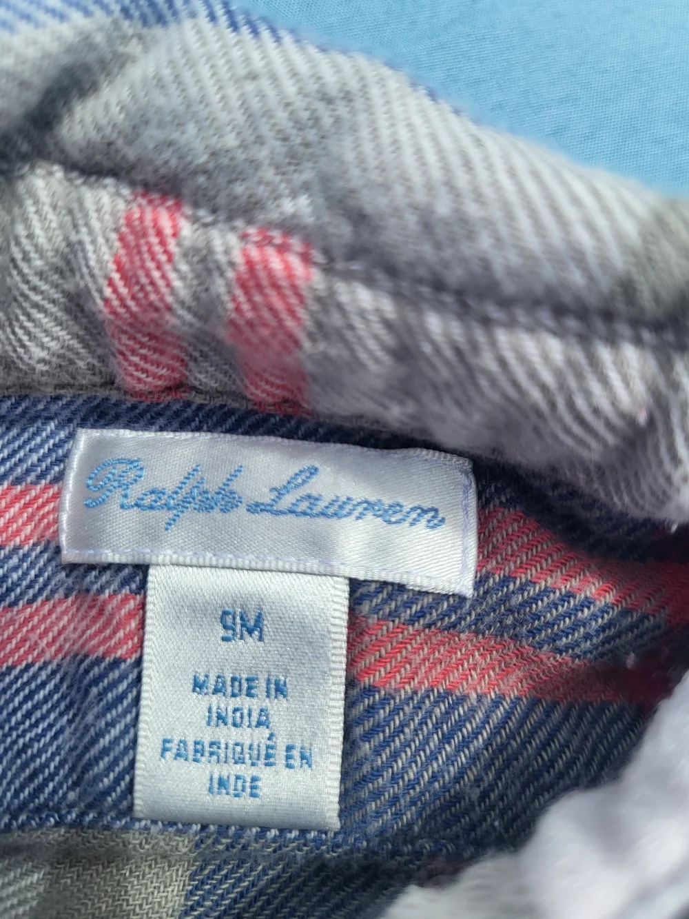 Polo by Ralph Lauren Plaid Button-Front Kids Shirt - Blue, Gray & Red